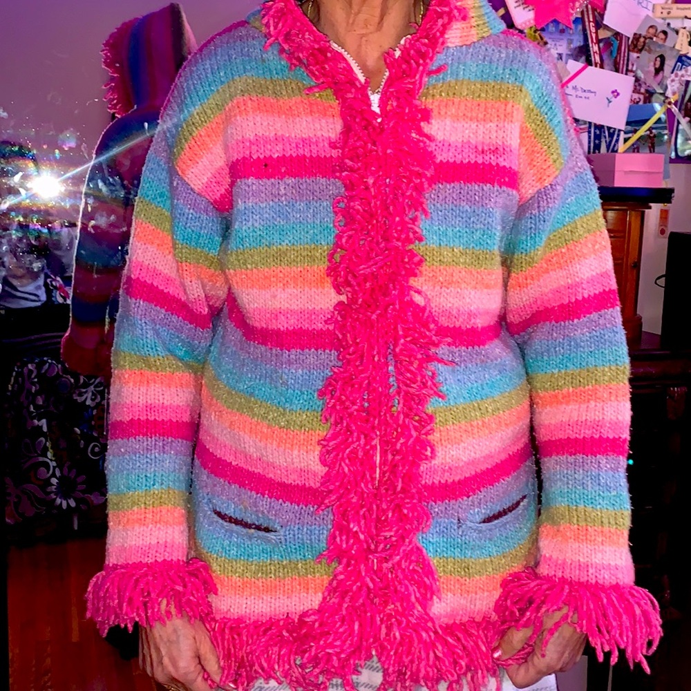 Rainbow Hooded Sweater
